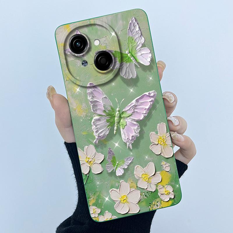 For Tecno Spark Go 1 s 1s 2025 Go1s Go2025 Pop 9 4G Phone Case Sweet Girls Cute Cats Soft Silicone Shockproof Back Cover Fundas
