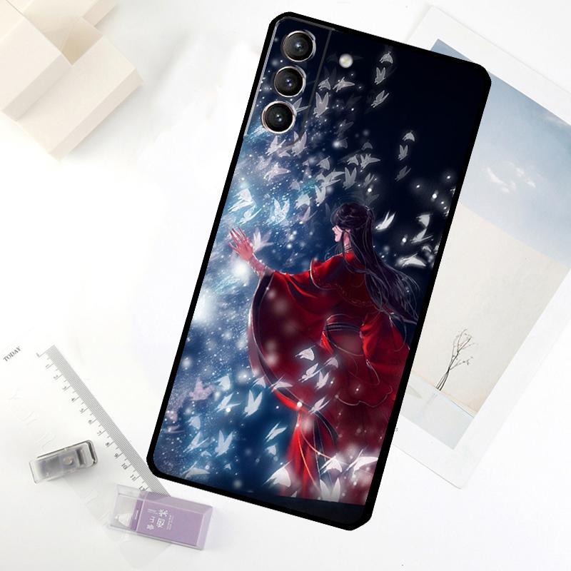 Chinese style Tian Guan Ci Fu Phone Case For Samsung Galaxy S24 FE S23 Ultra S21 S22 S25 S26 Ultra S10 Plus S20 FE Cover