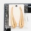Exaggerated Punk Style Big Water Drop Pendant Necklace Fashiontrendy Geometric Metal Clavicle Chain