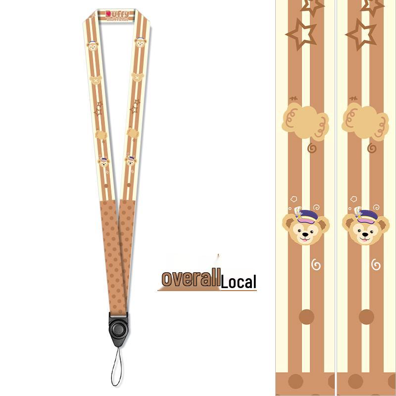 Lanyard Nero Multifunzionale Personalizzato Creativo con Porta Badge Separato per Badge Identificativi dei Dipendenti.