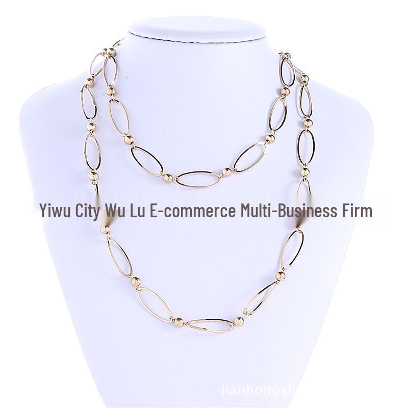 Bold Metal Fish Scale Necklace with European and American Flair