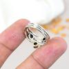 925 Sterling Silver Brown Tiger Eye Gemstone Round Shape Handmade Ring For Women