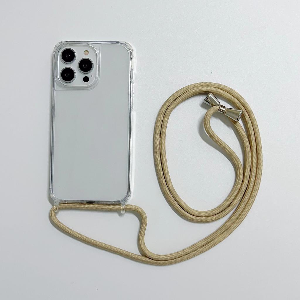 Husă Crossbody Pentru iPhone 16 15 14 13 12 11 Pro Max XS XR X 8 7 Plus Colier Șnur Carcasă Dură Transparentă Clară