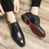 Men's Black Oxford Shoes Business Office Fashion Breathable Lace-up Shoes for Men Formal Party Shoes Chaussure Homme