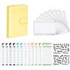 A6 Budget Binders Planner 6 Hole 8 Zipper Envelopes 2 Stickers In One  NoteBook Wallet  For Save Money Organizer  Cash System