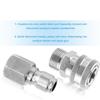 Pressure Washer Quick Connect Parts, NPT Water Sprayer Guns Hose Adapters Attachments for Outdoor Rustproof Garden Tool