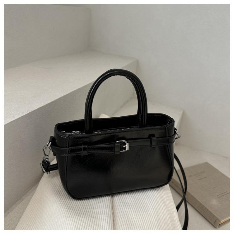 Трендовая и Модная Сумка, Сумка-ведро, Одноплечевая сумка кроссбоди чёрный