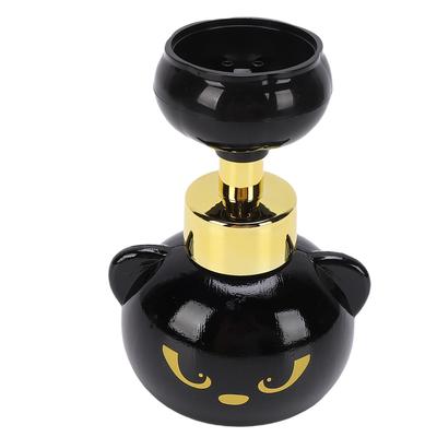 Cat Pawprint Soap Dispenser Refillable Foaming Hand Soap Dispenser with Press Pump for Bathroom Hand Wash Cat Soap Foam