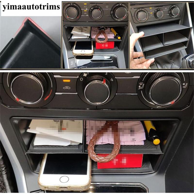 For VW Volkswagen Polo - Door Armrest Box Middle Storage Glove Phone Container Organizer Cover Kit Trim Accessories
