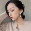 Statement Without Piercing Clip On Earrings Long Geometric Ear Clips for Women Luxury Wedding Rhinestone Gold Earring