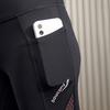 SAUCONY Solid High Waist Tight Nine Point Sports Leggings Women Leggings Black SC1249130B-BK01