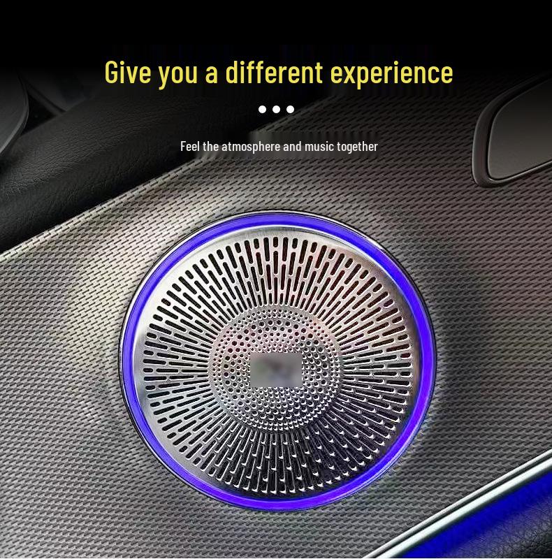 Mercedes-Benz Ambient Light Upgrade for C-Class, GLC-Class, E-Class - Luminous Speaker Cover.