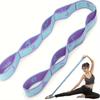1 Stück,Dehnbarer Yoga-Gurt - Bein-Dehnband Geeignet für Tanz Yoga Pilates Übung Elastische Klimmzugbänder für Damen und Herren.