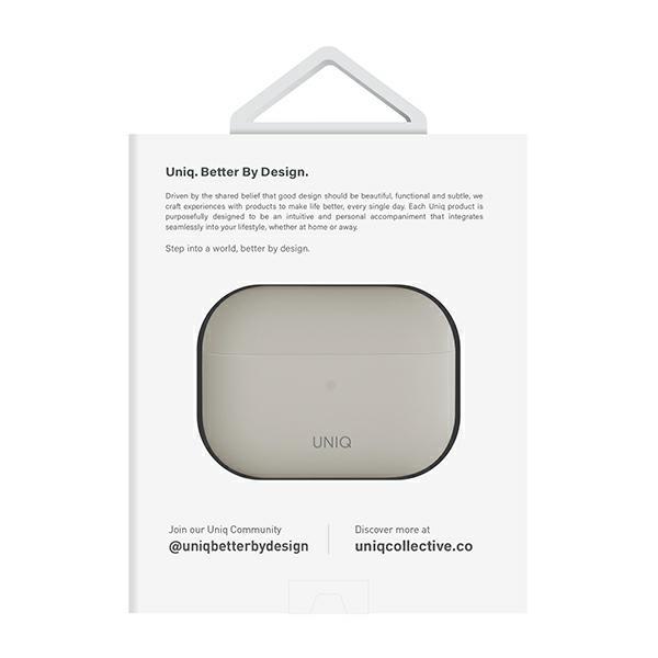 Etui do AirPods Pro 2 UNIQ Lino Silikonowe Beżowe