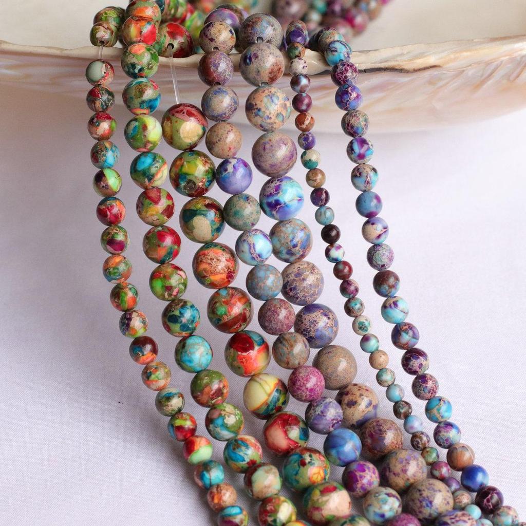 Emperor Pine Natural Stone Beads for DIY Jewelry Accessories
