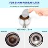 Coffee Filter Basket Stainless Steel Espresso Powder Holders Professional Coffee Filter Suitable for Multiple Machines