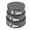 3pcs Nonstick Surface Springform Pan Set Carbon Steel Cheesecake Pan Set  Cheesecake Pizza Bread