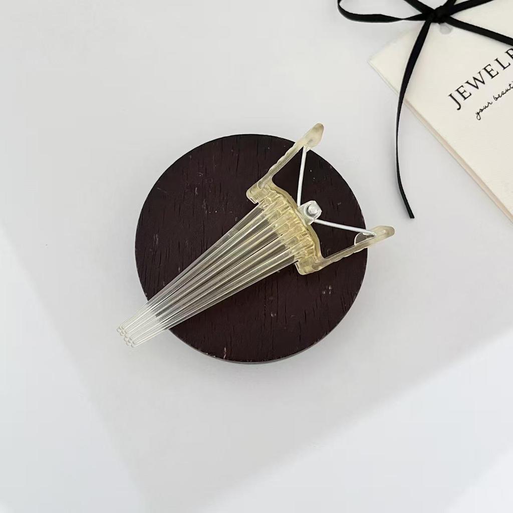 Vysoký kořínek lebky Nadýchaná beze stop Neviditelná ofina Polohovací krokosvorka pro krátké vlasy