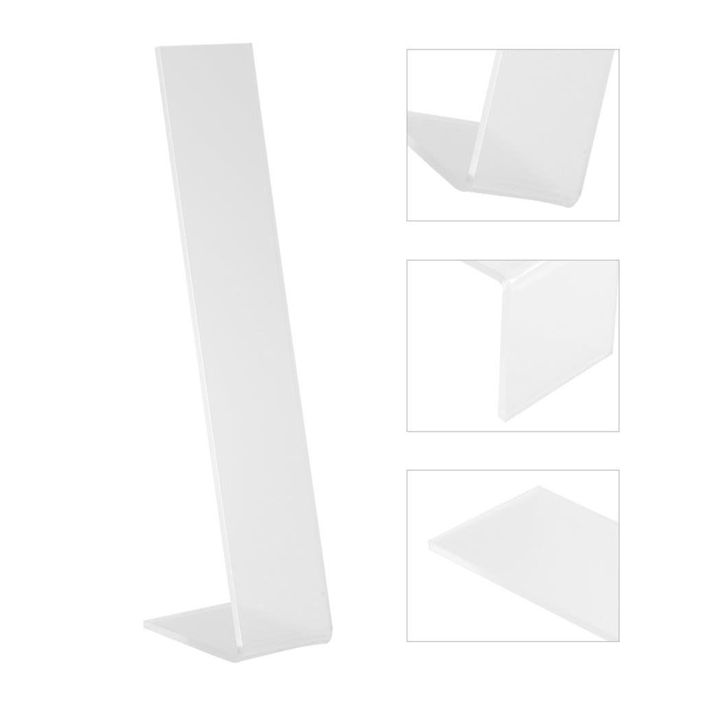 Hair Clip Ornament Display Rack Hairpin Stand Holder Storage Organizer L Type (Transparent)