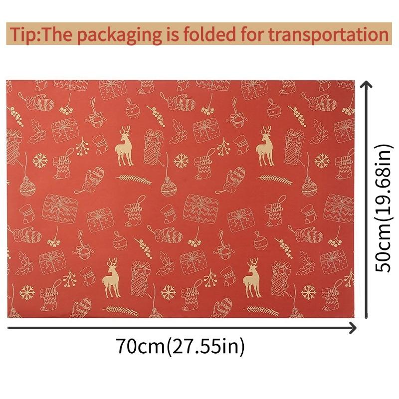 20/10 PCS Merry Christmas Gifts Wrapping Paper 2025 New Year Party Gifts Packaging Decoration Classic Patterns DIY Crafts Paper