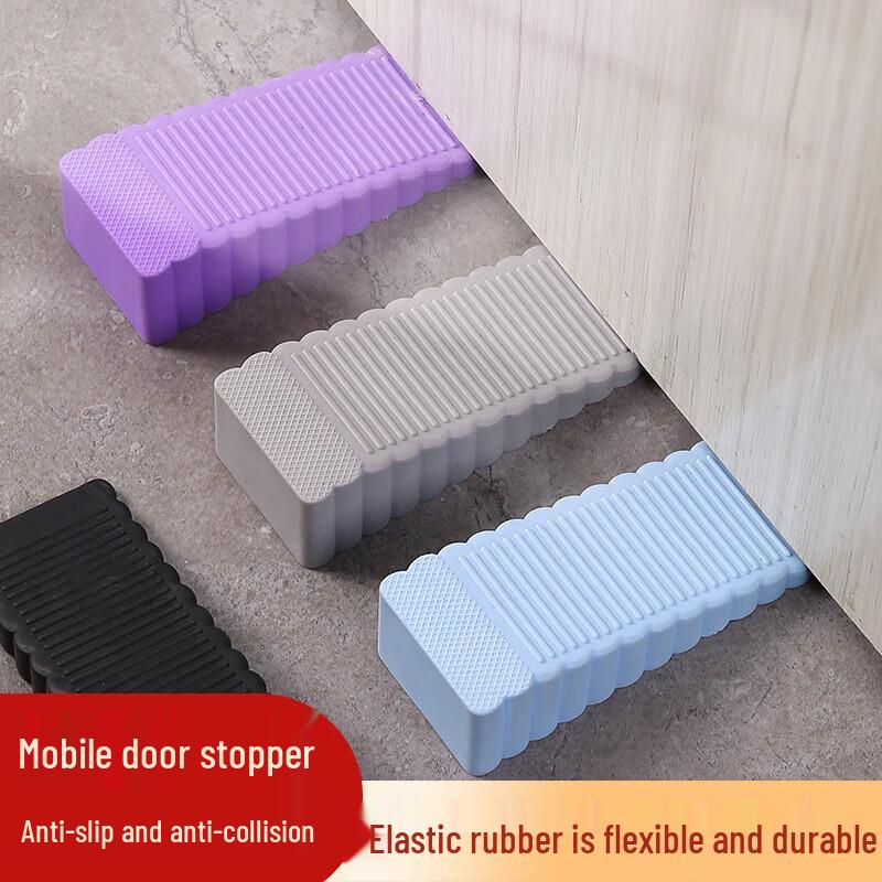 Household Rubber Door Stopper (5-Pack)