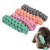 Brinquedo de Corda de Algodão para Cães Roedores Agressivos Brinquedo de Mastigar de Corda Trançada Pet Vara de Mastigar para Limpeza dos Dentes Treinamento E Alívio do Tédio