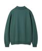 WACKY WILLY Signature Typography Half-Zip Sweatshirt Green