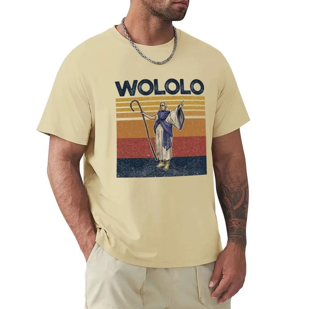 Najlepsze Wololo Koszulki Vintage Age of Empires II Koszulki z Grafiką Kreskówkową Fajna Odzież z Krótkim Rękawem Koszulki Streetwear Koszulki Topy