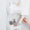 Kleinkram Hängekorb Aufbewahrung Ablagebeutel Duschkörbe mit Haken Make-up für Küche Bad Reinigungszubehör X3UC