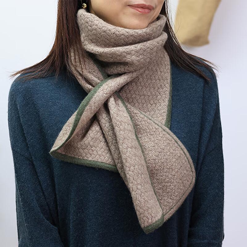 Women's 100% Cashmere Plaid Fringed Shawl