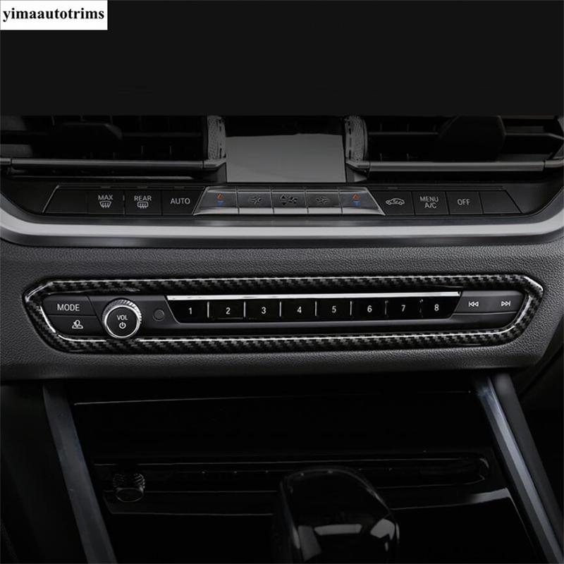Dashboard Central Control Sound Volumn Adjust Knob Panel Frame Cover Trim Interior Accessories For BMW 3 Series G20  - 2024
