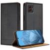 For Samsung Galaxy XCover7 Pro Case L-Shaped Grid Pattern Leather Stand Phone Cover with Card Slots