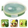 Avocado Keeper Container Round Fresh Storage Box for Half Avocado with Silicone Seal
