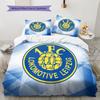 Lok Leipzig Spirit Bedding Quilt Set Quilt Cover Pillowcase Home Decoration Birthday Gift (1 * Duvet Cover + 2 * Pillowcase, Without Core)