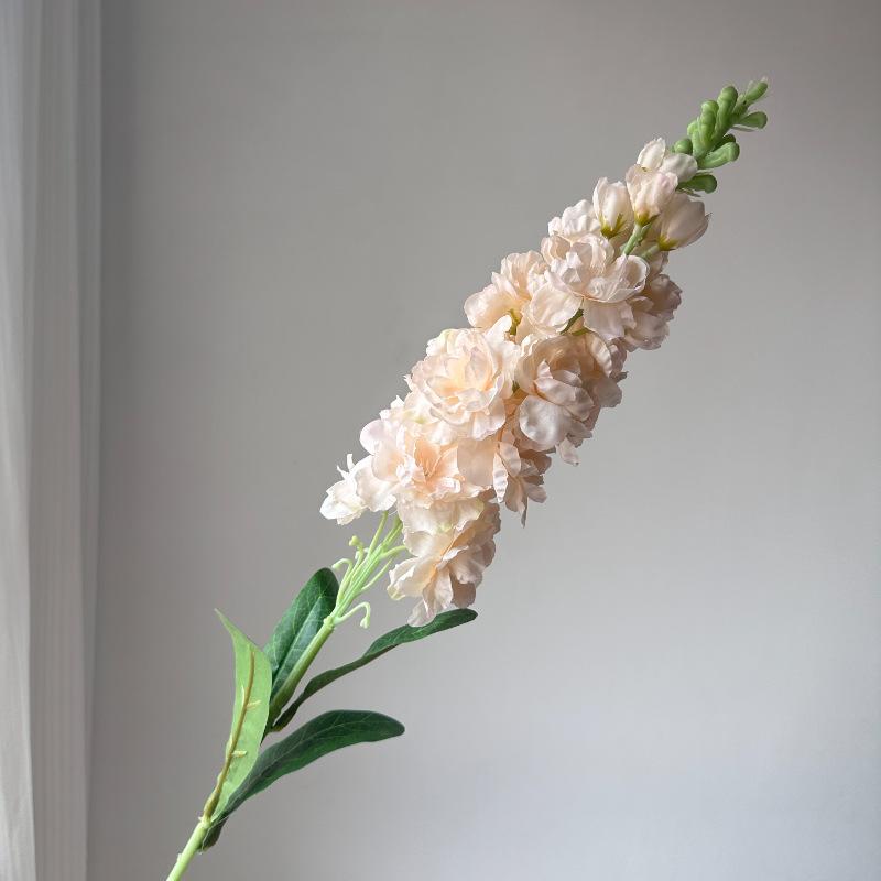 

Велика штучна гілка фіолетової квітки гіацинта Fleurs Artificielles для домашнього весільного декору Несправжні квіти шампанського