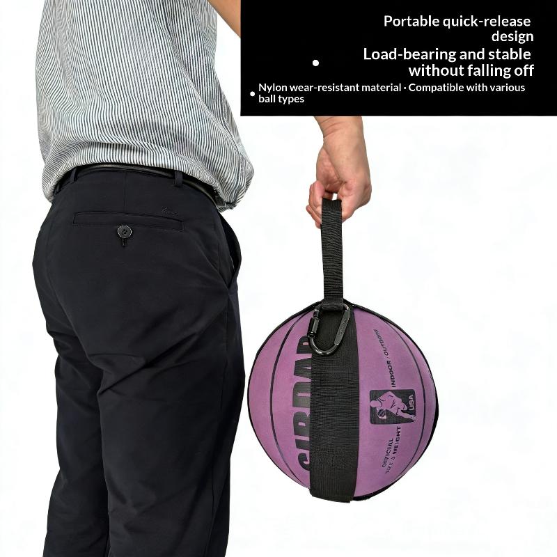 

New Basketball Strap With Handle Backpack And Waist Belt For Convenient Storage And Training 1PCS