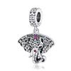 Kupfer Bunt & Funkelnd Elefant Anhänger Charm Passend Armband Schöne Schmuckaccessoires Geschenke