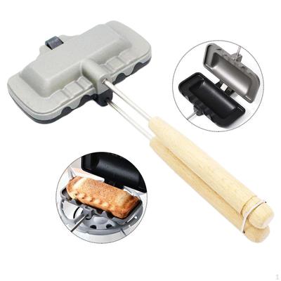 Grilled Cheese Maker Non-stick Pie Iron Lightweight Easy To Carry Flip Grill Pan Hand for
