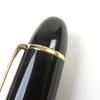 Great MONTBLANC fountain pen Meisterstck 149 White Star logo engraving Black gold 18K Used