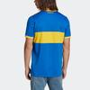 Adidas Boca Juniors Hjemmedrakt med kontrastkrage og bokstavtrykk, kort erme, 2022/23-sesongen Herretopper Blå HE6338