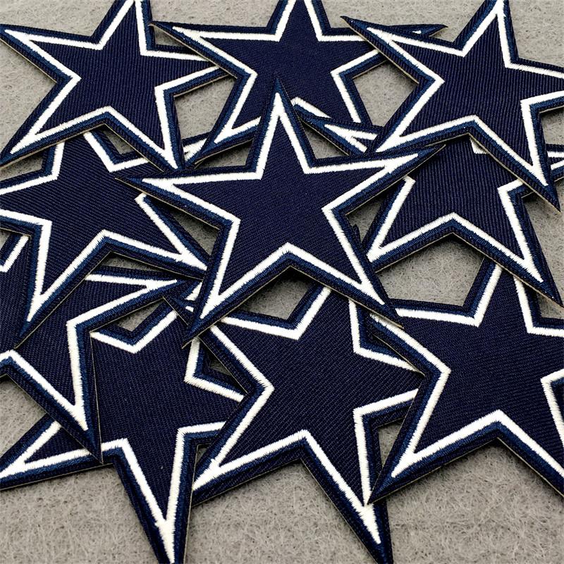 10 Pcslot Navy Stars Embroidered Patches On Clothes Stickers Appliues For Clothing Iron On Patches Sewing Badge Stripes
