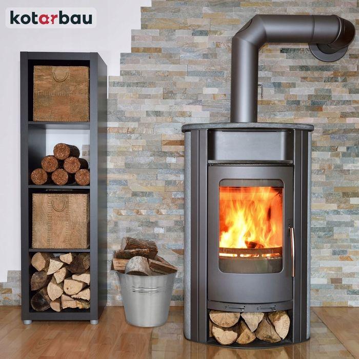 Seau à Cendre - Seau De Maçon - Acier Galvanisé - 5 L - Argent - pour le Jardinage - Résistant à la Rouille - Polyvalent KOTARBAU