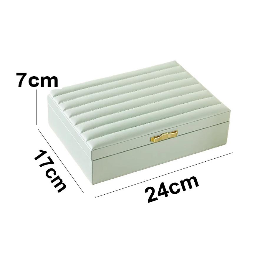 Portable Jewelry Box Jewelry Organizer Display Travel Jewelry Case Boxes Button Leather Storage Zipper Jewelers