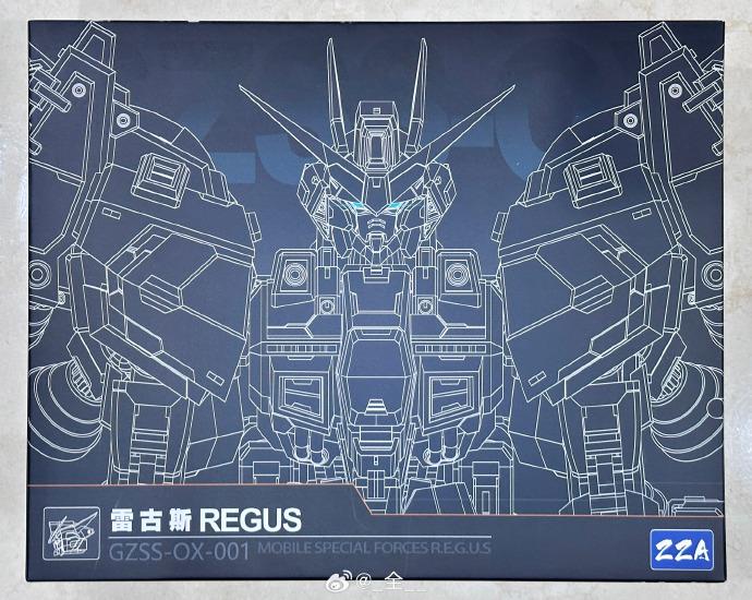 In Stock ZZA 1/100 GZSSOX001 Regus Assembly Model Kit Collectible Action Figure With Water Slide Decals Heavy Armor Mecha Toy