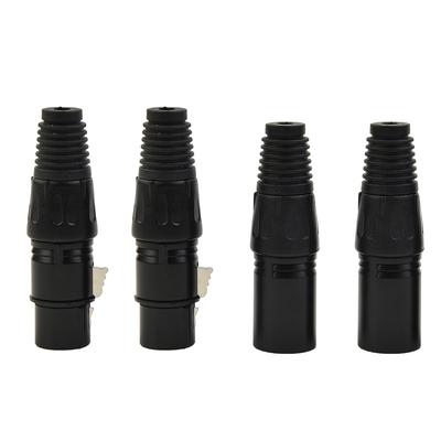 10Pairs Microphone Audio Connectors XLR 3 Pin Male/Female for DMX Applications