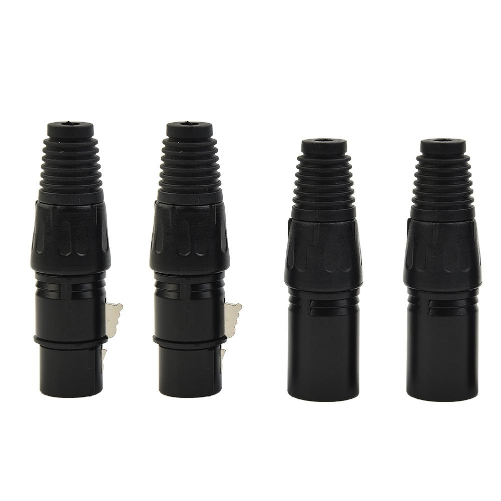 10Pairs Microphone Audio Connectors XLR 3 Pin Male/Female for DMX Applications