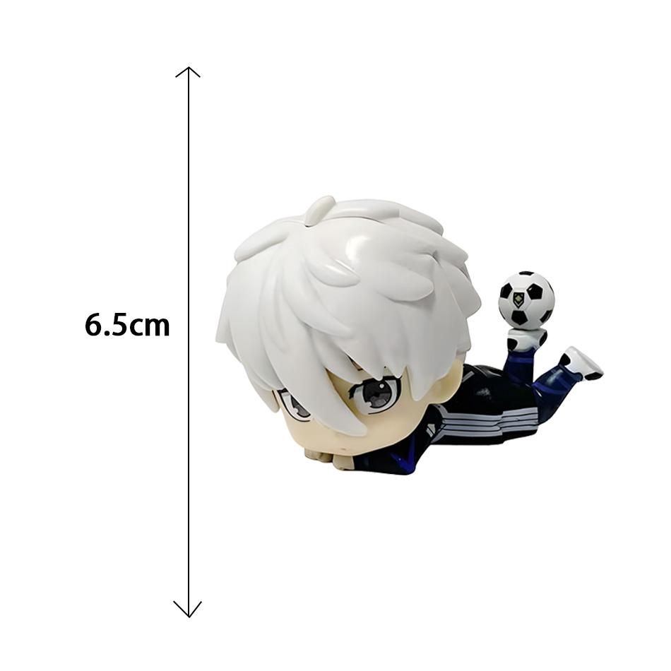 Anime Cute Nagi Yisagi Isagi Yoichi Sitting Action Figure PVC Doll Tabletop Model Anime Peripheral Creative Toys Gift