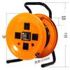 220V Wild Leopard Mobile Cable Reel: Empty Tray for 2/3 Core, 1.5/2.5mm, 30/50/100m