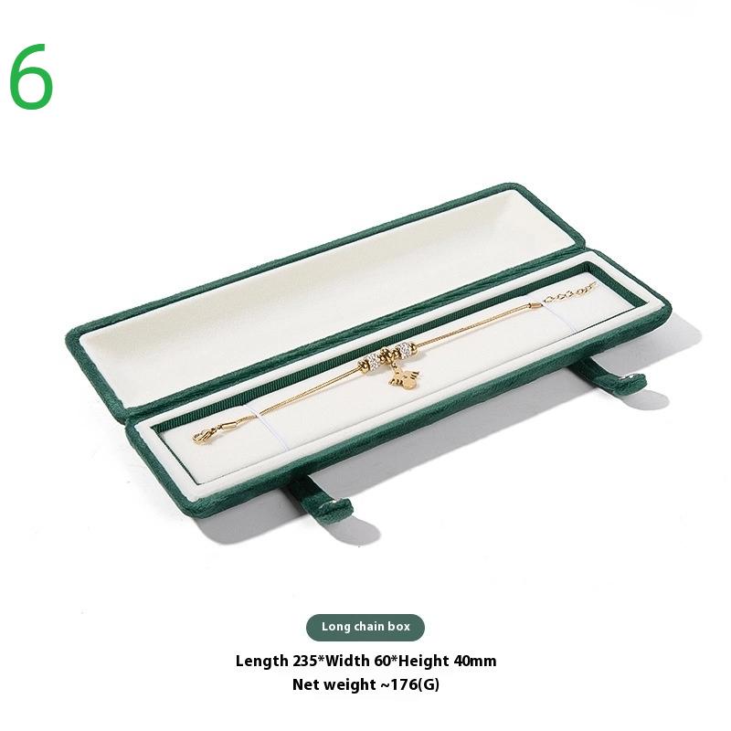 Velvet Ring Box Classical Earring Necklace Bangle/Bracelet Case Jewelry Gift Box For Wedding Jewelry Display Storage Box