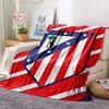 Atletico Madrid Print Flannel Blanket, High Quality Comfortable for All Seasons, Home Decor, Warmth and Comfort, Perfect for Christmas Gifts